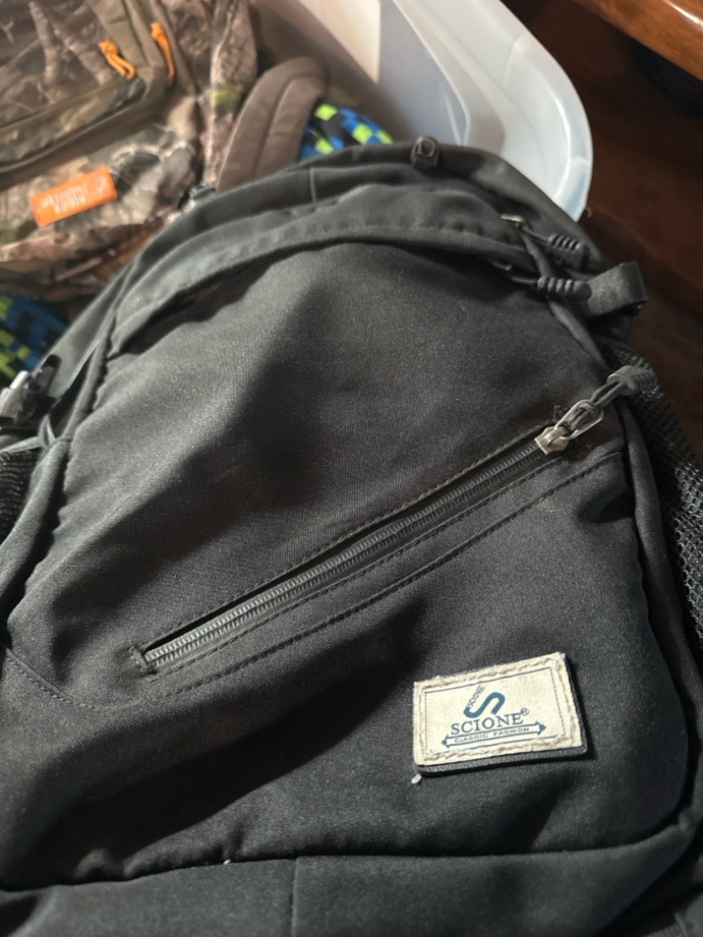 Black Men's Backpack